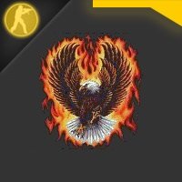 Скачать радар в виде птицы в огне для Counter Strike 1.6