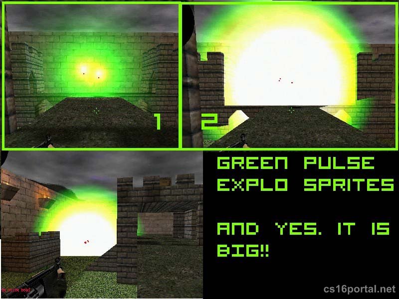   Green pulse Explosion  Counter Strike 1.6