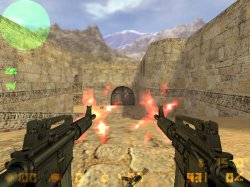 Скачать спрайт красных выстрелов для Counter Strike 1.6