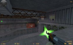 Скачать стандартные вспышки выстрелов ярко-салатового цвета для Counter Strike 1.6